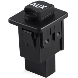 EVRBUL Car Auxiliary Plug Port Socket AUX Input Jack Assembly Compatible with Honda Civic 2012 Replace#: 39112-TR0-A01