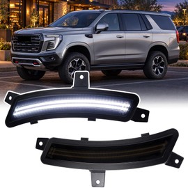 White LED Side Marker Lights for 2025 2026 GMC Yukon Chevy Tahoe Suburban