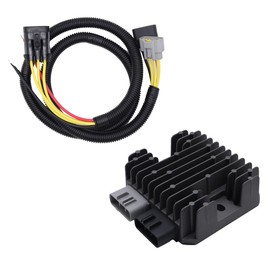 HiSport Voltage Regulator Rectifier with Wires - Compatible with Polaris General 1000 General 4 1000 General XP 1000 General XP 4 1000 Ranger 1000 Ranger 500 Ranger 570 - Replace 4014856 4014868