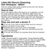 Lebel IAU Serum Cleansing Hair Shampoo - 600ml (Harajuku Culture