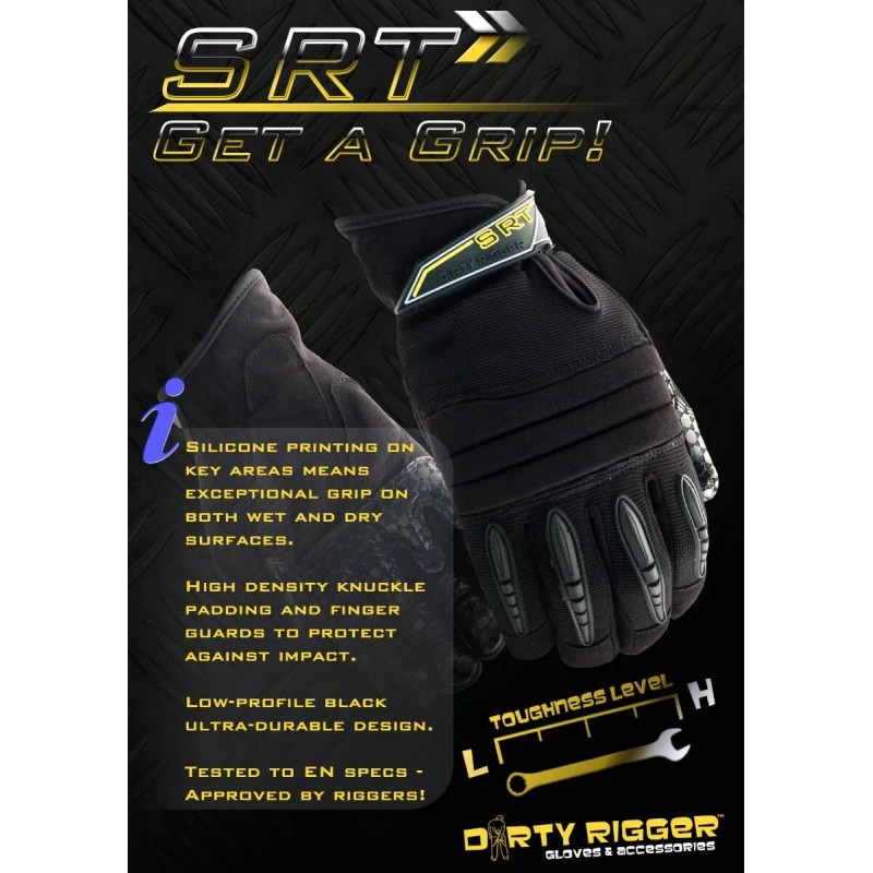 Dirty Rigger SRT GET A GRIP Gloves CLEARANCE! - X-Large
