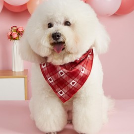 Adjustable Bandanas for Dogs Red