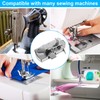 Whuooad Magnetic Seam Guide for Sewing Machine, 2 PCS Magnetic