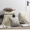 GIGIZAZA Cushion Covers 18 x 18 Inch Silver Grey Square