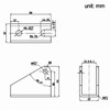 PAGOW Linear Actuator Mounting Brackets, Silver Heavy Duty Metal Mounting