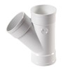 NDS 3P08 3-Inch PVC 45 Degree Wye Hub x Hub,