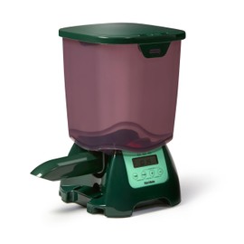 Fish Mate P7000 Automatic Pond Fish Feeder – Programmable LCD Timer, 6.5 lb Capacity, Adjustable Portions for Pellets & Sticks, Weather Resistant Outdoor Design