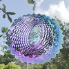 TFANUO Stainless Steel Wind Chime 3D Hanging Wind Spinner 25