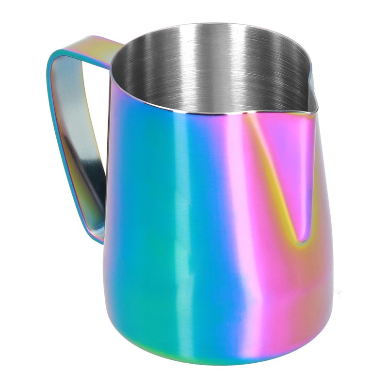 Stainless Steel Milk Frothing Pitcher Pointed Mouth Coffee Frother Cup
