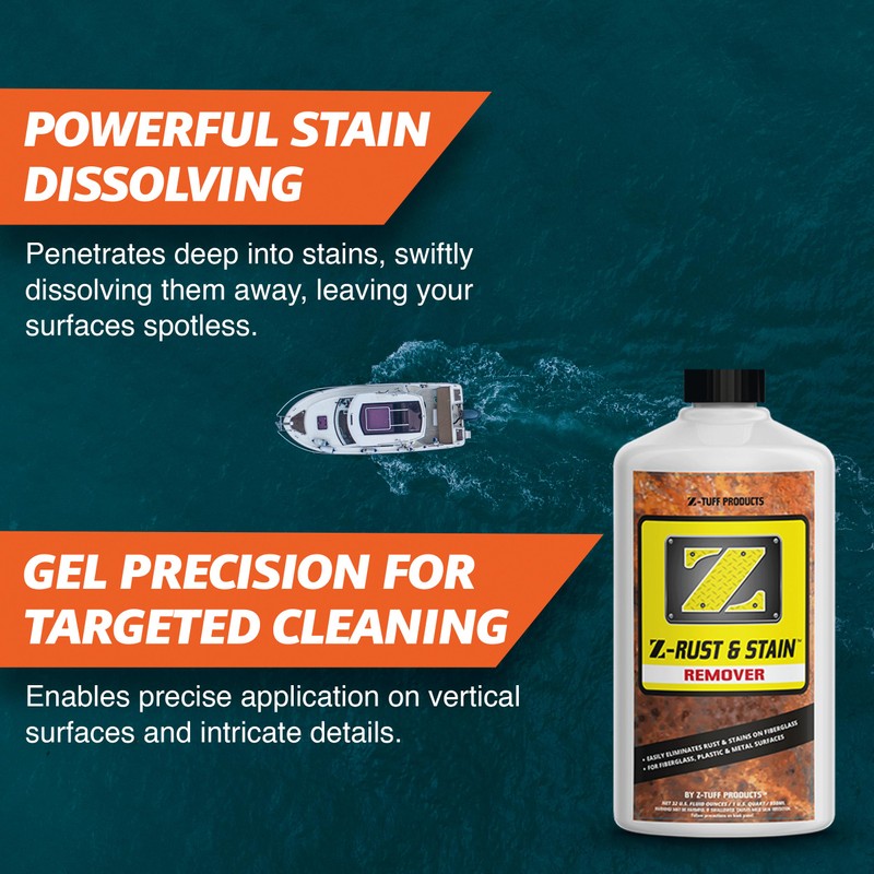 Z-Hull Rust & Stain Remover Gel – Instant Marine Hull