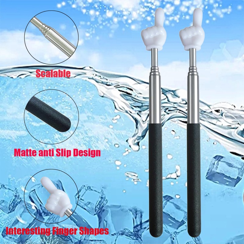 Extendable Teacher Pointer - Versatile, Adjustable, Ergonomic Teaching Aid &