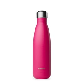 Qwetch - Originals Stainless Steel Insulated Flask 500 ml Magenta - Thermos Flask 24 Hours Cold & 12 Hours Hot - Leak-Proof, BPA-Free, Reusable - Perfect for Sports, Travel, Office & Hiking