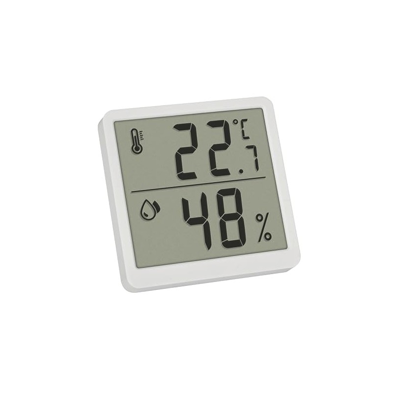 TFA Dostmann Digital Indoor Thermo-Hygrometer, 30.5059.02, Thermometer and Humidity, Room