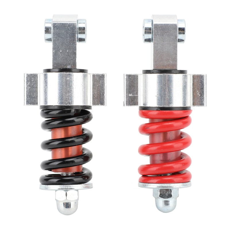 2PCS 112mm Rear Shock Absorber Aluminum Alloy Red Black for