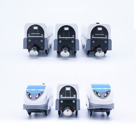 RB&G Electric Train for Wooden Train Railway, Combinable with All Standard Brands