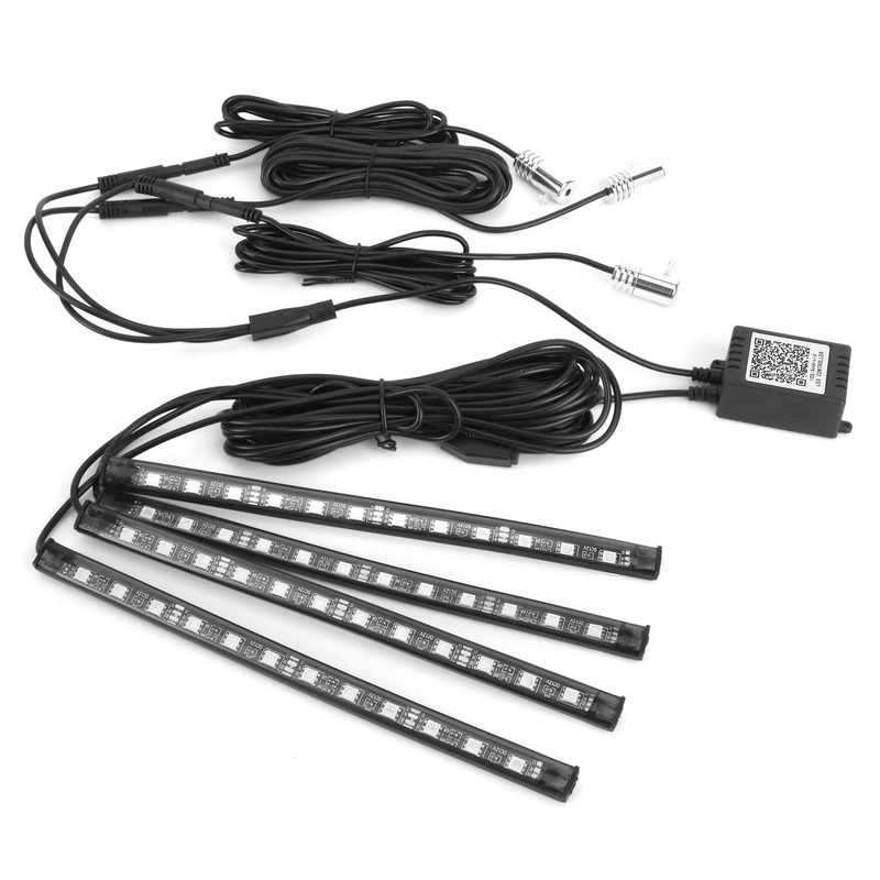 LED Ambient Lamp Atmosphere Wireless IP65 Waterproof Automotive Interior Decor