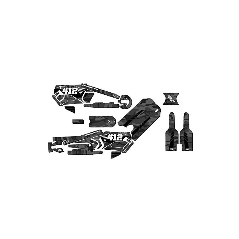 16eDRIVE Apache Grey Senge Graphics Kit Compatible with Stacyc