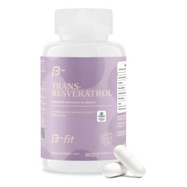 B-fit Trans-resveratrol 90 Capsulas 1000mg 45 Porciones Sin Sabor