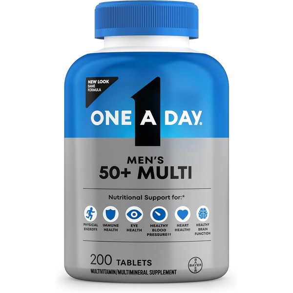 One A Day Men’s 50+ Healthy Advantage Multivitamin, Multivitamin for
