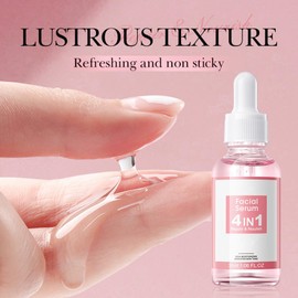 Rostblant 30ml Vier-in-Eins-Gesichtsessenz flüssig, Gesichtsserum, Weiss, pflegend, reparierend,feuchtigkeitsspendend glättend natürlich für trockene Haut Einen Ausgeglichenen Hautton