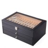 Pen Display Case Box, Leather Pen Storage Collect Holder Case