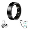 Smart Ring, Records Sleep, NFC Ring Exercise, Waterproof Remote Photography