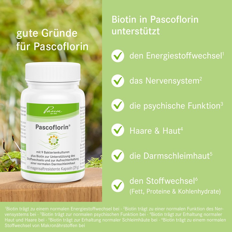 Pascoe Pascoflorin: 9 Probiotic Lactic Acid Bacteria Cultures for the