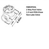 Fibropool Swimming Pool Inline Diverter Valve - 1 1/2 Inch