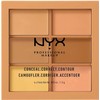 Nyx Professional Makeup, Paleta de correctores, Tono Medium