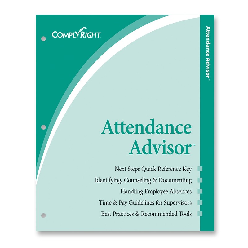 ComplyRight 2022 Attendance Tracking Kit (A0030, A1411W16PK25 & J1712)