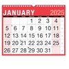 2025 Easy View Monthly Planner, A4 Wall Calendar with Large