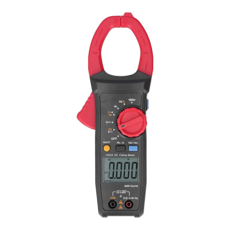 Digital Clamp Multimeter AC DC Current Resistance Repair Meter Digital