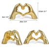 Gesture Decorative Statue, Modern Art Sculpture, Desktop Decor for Home,