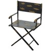 Design Toscano MH01257 Scaled Metal Director's Chair Sculpture