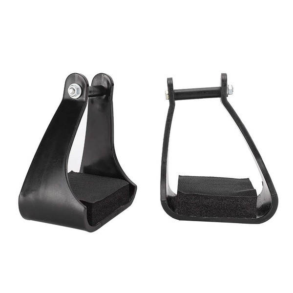 Vitdipy Plastic Stirrups Ergonomic Angled Design Western Riding Safety Saddle