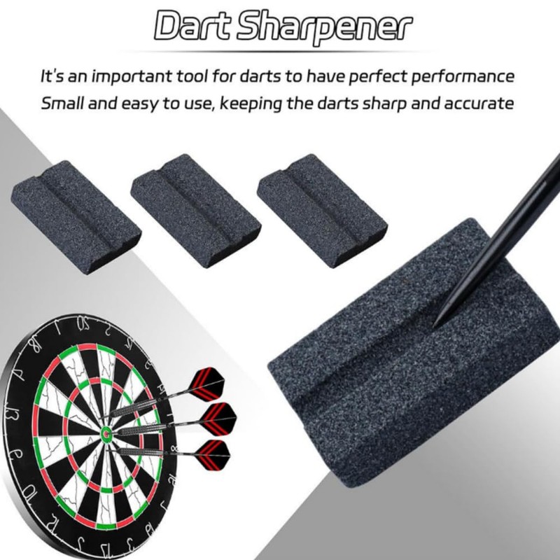 HBW 4 PCS Darts Sharpener, V-Sharp, Darts Accessories, Deburring the