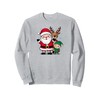 Santa Claus Reindeer Elf Holiday Christmas Sweatshirt