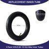 2 Pack 3.25/3.50-10 Inner Tubes 3.50x10 3.5-10 Scooter Tube with
