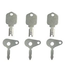 6X 10X Forklift key 1430 1600 keys replacement for Hyster/Caterpillar/Yale with universal key replacement for JCB Lucas MF