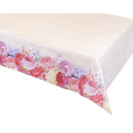 Talking Tables Truly Scrumptious Floral Paper Table Cover – Ideal for Wedding, Baby Shower, Afternoon Tea Birthday Party Beautiful Design, 120 x 180 cm