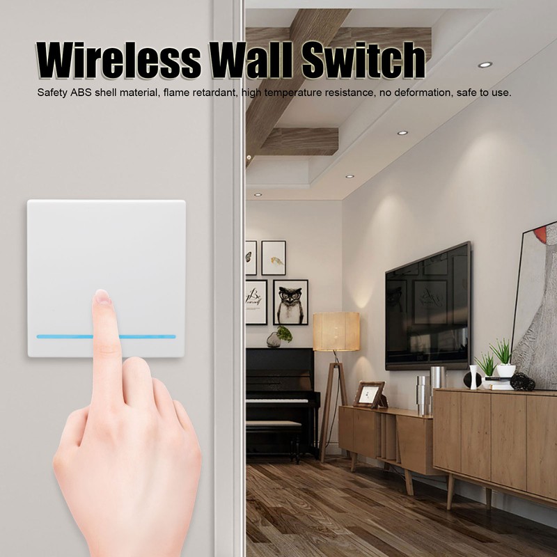 Wireless Light Switch Smart Remote Control Switch Wall Switch 433MHz