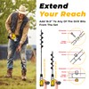 Auger Drill Bit for Planting 3 Pack with Extension -