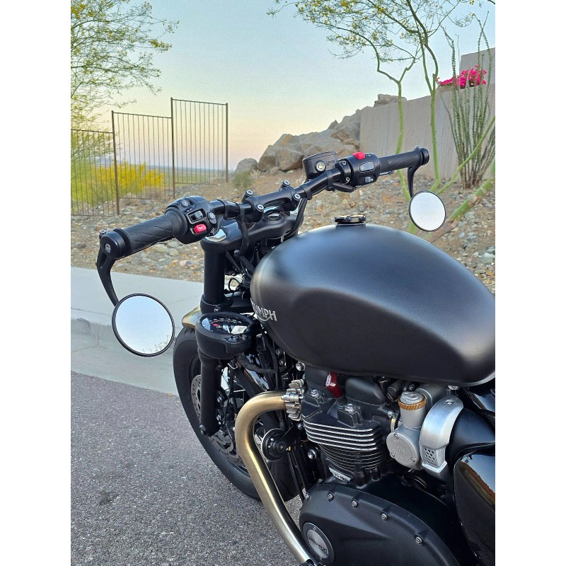 JBSporty ♤ Triumph Speedometer Speedo Relocation ♤ Bobber Bonneville Speedmaster