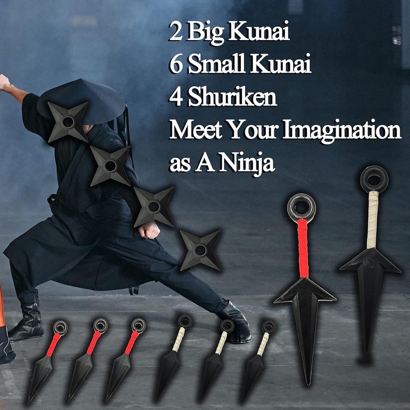 Kunai Ninja Cosplay, Props Ninja Themed Costume, Plastic, Cosplay Accessories