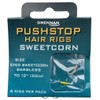 DRENNAN SWEETCORN QUICKSTOP HAIR RIGS SIZE 16 - HNQSCB016