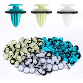 REJOECE 150Pcs Universal Car Trim Clips, Plastic Panel Fastener Push Rivets for Auto Body, Boot, Doors, Bumper & Interior Mounting Retainer