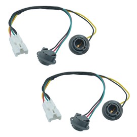 ALTBET 2pcs Taillight Tail Light Lamp Rear Socket Wiring Harness Compatible with 2009-2013 Kia Forte Replace 92440-1M200