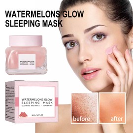 2pcs Watermelon Face Cream, Watermelon Skin Care, Watermelon Essence Face Cream, Lighten Acne Spots, Moisturising & Whitening Face Cream, 2pcs*50ml