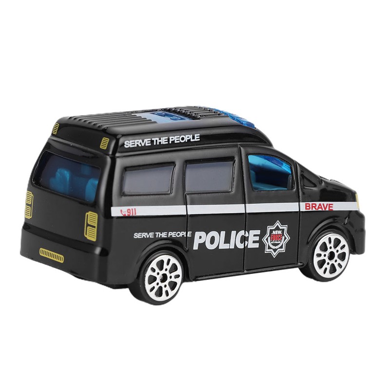 6pcs 1:64 Engineering Car Model Alloy Simulation Vehicle Car Model