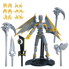 Huihuaying T13 Action Figure,3D Printed Titans Figure Multi-Jointed Movable Titan 13 Action Figure Nova 13 Action Figure, Best Birthday Festival Gift (White)